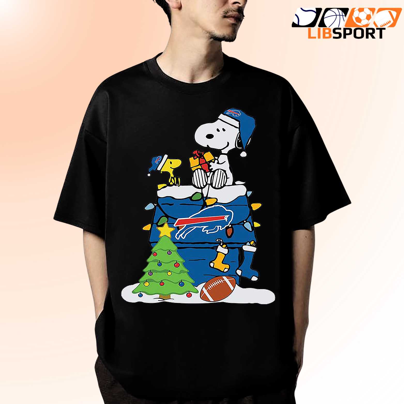Buffalo Bills Snoopy Christmas T Shirt, Nfl Football Team Tee, Unisex Shirt
